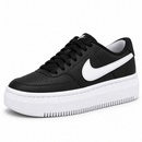 Nike Court Vision Preto/Branco – frente esquerda