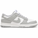 Nike Dunk Low Pro Luxo Cinza Branco - lateral