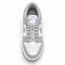 Nike Dunk Low Pro Luxo Cinza Branco - vista superior