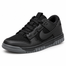 nike dunk low jumbo reverse black gray - frente esquerda