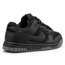 nike dunk low jumbo reverse black gray - traseira