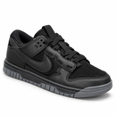 nike dunk low jumbo reverse black gray - frente direita