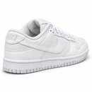 Nike Dunk Low Pro Luxo Branco - vista traseira em diagonal