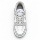 Nike Dunk Low Pro Luxo Cinza Branco - vista superior