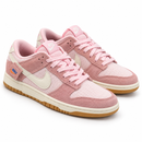 Nike Dunk Teddy Bear Pink — par em três-quartos