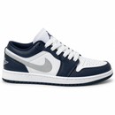 Nike Jordan Low 01 Navy Grey — vista de estúdio 1