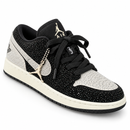 Nike Jordan Low Black Glitter — vista de estúdio 6