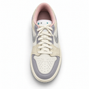 Nike Jordan Low Luxo Off/Lilás – vista superior