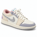 Nike Jordan Low Luxo Off/Lilás – frente direita