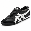 Onitsuka Tiger Leather – Black — foto 3 em fundo branco