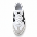 Onitsuka Tiger Leather White: vista superior, calcanhar fiel ao original