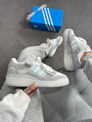 Adidas fórum low Velcro -  cinza/ azul