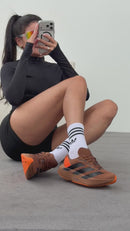 Adidas Adizero Evo SL 1ª Linha - Chocolate/Laranja