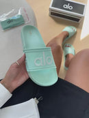 Kit Alo Slide + Tiara - Verde água