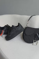 Nike Air Force F1 Luxo - Preto/Cobra