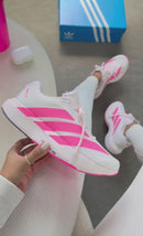 Adidas Adizero Evo SL Premium - Branco/Rosa pink