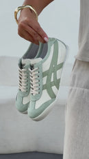 Asics Onitsuka Tiger Couro - Off/Verde Mint