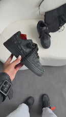 Nike Air Force F1 Luxo - Preto/Cobra