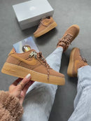 Nike Air Force F1 Unissex - Caramelo