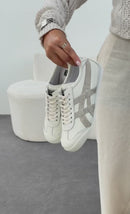 Asics Onitsuka Tiger Couro - Off/Cinza