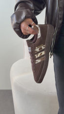 Adidas Spezial em couro - Chocolate