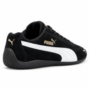 Puma Speed Cat – Black White — vista traseira em diagonal