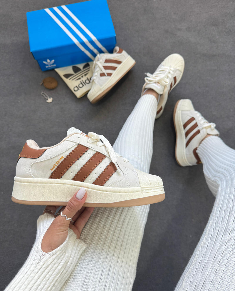 Super Star plataforma - Off/caramelo