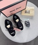 Tênis casual quenz miu miu - Preto