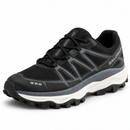 Tênis Salomon XT-6 Black/Black em estúdio, frontal esquerda