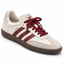Adidas Samba OG Off White Burgundy: vista frontal direita