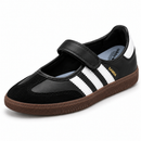 Sapatilha Adidas Samba Jane Preto — frente em três quartos