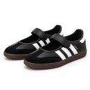 Sapatilha Adidas Samba Jane Preto — par em três quartos