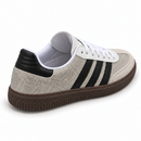 Adidas Samba OG Couro com Brilho — traseira em três quartos