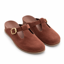 Clogs - Brown — par em três quartos