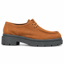 Mocassim Tratorado Miu Miu - Caramel — perfil lateral
