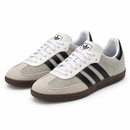 Tênis Adidas Samba OG com Brilho Branco e Preto — par em perspectiva