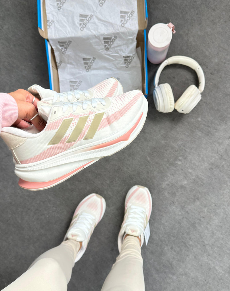 Adidas SuperNova Stride 2.0 Running - White/bege/rosa
