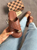 Papete confort Louis Vuiiton luxo - Marrom