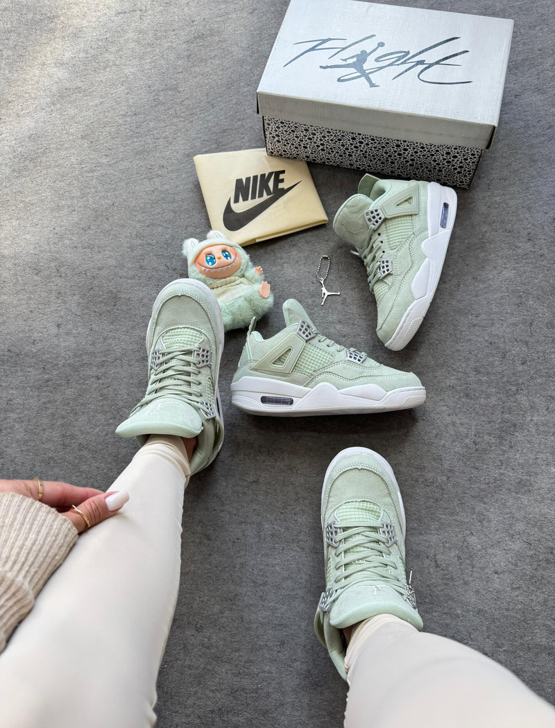 Nike Bota Air Jordan 4 - Verde Menta