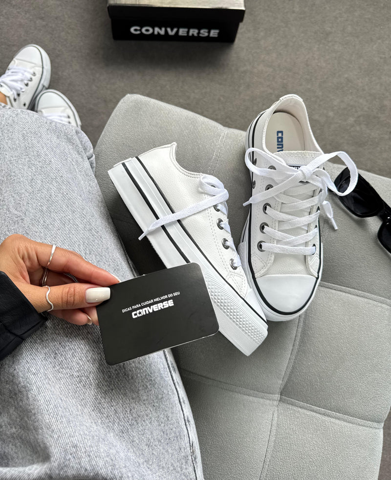 All star plataforma - Branco