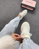 Tênis casual quenz miu miu  - Off